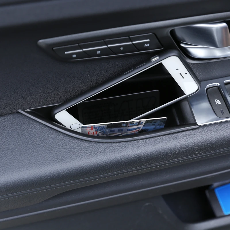 Автомобильный подлокотник для стайлинга, Дверной ящик для хранения, контейнер для перчаток, держатель лотка, Аксессуары для Land Rover Range Rover Evoque 2016-2018 5