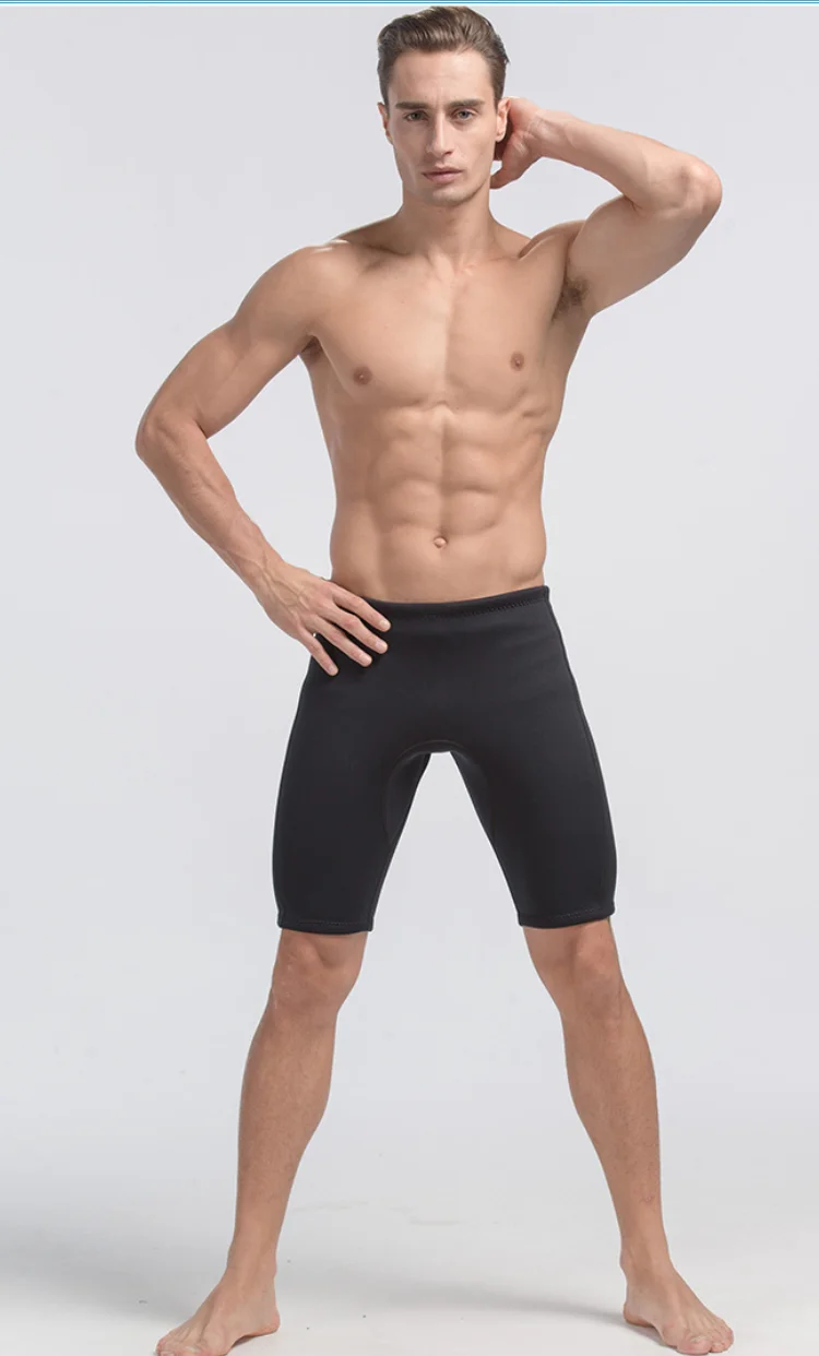Сохраняйте тепло и защищайте себя от солнца в мужских эластичных брюках для дайвинга толщиной 3 мм для занятий водными видами спорта 2