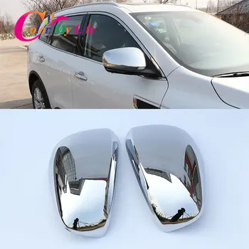 Автомобильный ABS Хромированный Защитный чехол для зеркала заднего вида, наклейки на зеркала заднего вида для Renault Koleos 2016 2017-2022 Запчасти
