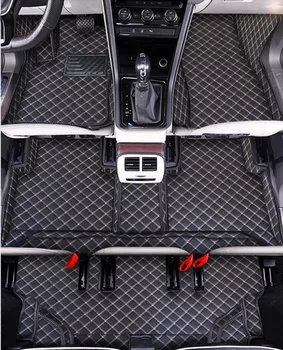 Высокое качество! Изготовленные на заказ специальные автомобильные коврики для Volvo XC90 2023-2015 7 мест водонепроницаемые ковры для XC90 2022, Бесплатная доставка