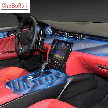 Для Maserati Quattroporte 2015-2023 Аксессуары для интерьера автомобиля пленка прозрачная TPU-PPF консоль, устойчивая к царапинам пленка для ремонта GPS