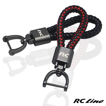 для Peugeot rc sw rcline rc-line 206 307 407 1007 4007 автомобильный кожаный брелок для ключей автомобильные аксессуары