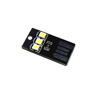 10ШТ Мини ночной USB светодиодный брелок Портативная электрическая Белая доска Карманная карта Лампа Светодиодная Черная доска