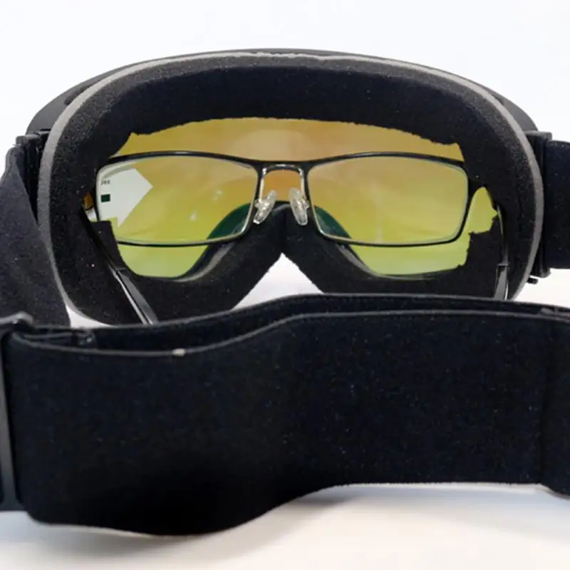 Профессиональные лыжные очки Мужские Женские Противотуманные Цилиндрические Лыжные очки с защитой от ультрафиолета Зимние виды спорта для взрослых Сноуборд Gafas Ski 5
