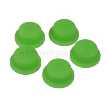12 мм (D) x 7,5 мм (H) Светящиеся в темноте Зеленые Силиконовые крышки Багажника, водонепроницаемая крышка Кнопки переключения (5 ШТ.)