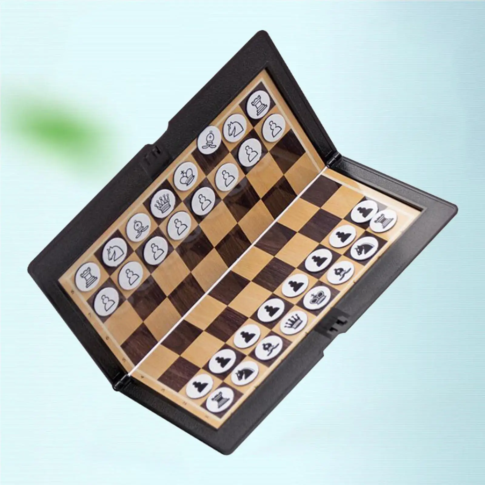 Складной шахматный набор для мини-турниров, портативный карманный кошелек для игры в шахматы 5