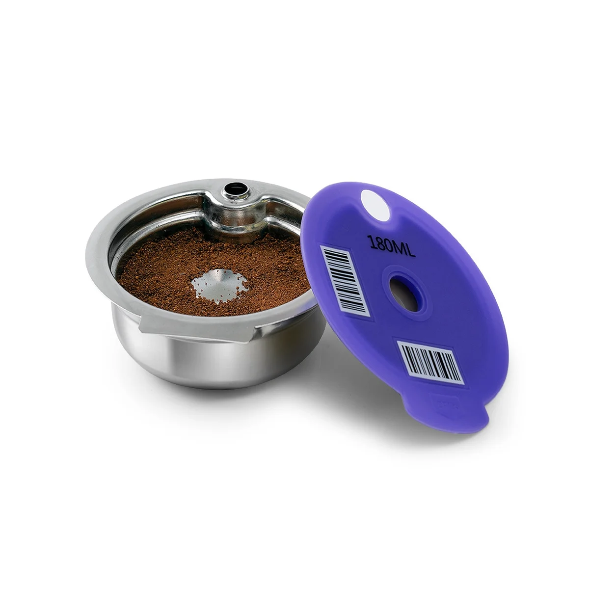 Кофейная капсула-стручок для кофемашины Многоразового использования Сменный фильтр-стручок с силиконовой крышкой 200 мл Кофе Эспрессо 3