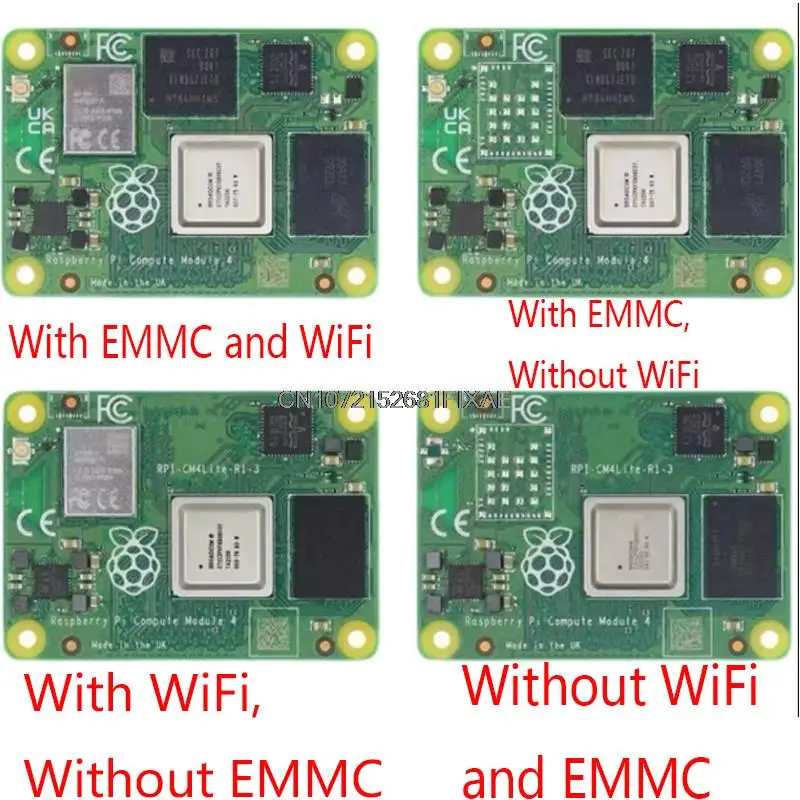 Вычислительный модуль Raspberry Pi 4 1GB CM4 WiFi eMMC CM4101000 CM4101008 CM4101016 CM4101032 CM4001000 CM4001008 CM4001016 CM4001032 2