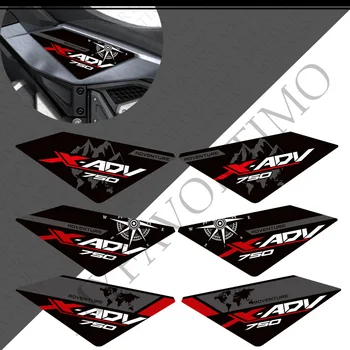 2021-2024 Мотоциклетные Наклейки Наклейки Протектор Бака Комплект Накладок На Колени Колеса Кузов Крыло В Виде Ракушки Для Honda X-ADV XADV X ADV 750