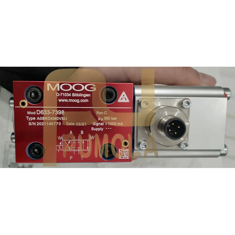 Оригинальный и совершенно новый сервоклапан MOOG D633-7398 A08KO4M0VMJ 0