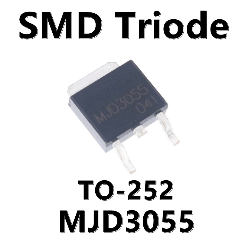 (10шт) Транзистор MJD3055 TO-252 SMD триод 3055 0