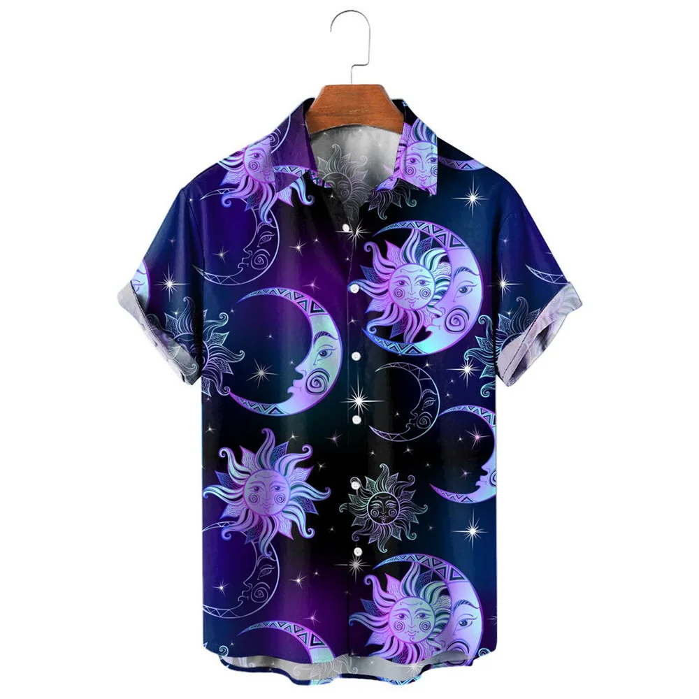 HX Модные мужские рубашки Повседневная рубашка с принтом тропических фруктов и красочного ананаса, пляжная рубашка с коротким рукавом, Camisas Прямая поставка 2