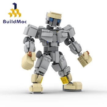 BuildMoc Real Action Steel Mecha Строительные Блоки Набор Высокотехнологичных Роботов Модель Для Atom Bricks Игрушки Для Детей Детские Фанаты Подарки На День Рождения