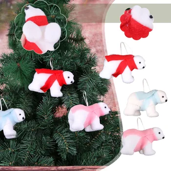 Christmas Tree,  Collar, Baby Bear Pendant Christmas Decorations decoración hogar Party Decor товары для дома 2023