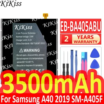 KiKiss EB-BA405ABE EB-BA405ABU Аккумулятор емкостью 3500 мАч для SAMSUNG Galaxy A40 2019 SM-A405FM/DS A405FN/DS GH82-19582A