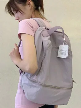 Lulu-Женский рюкзак для йоги City Adventurer, сумка унисекс, повседневная водонепроницаемая спортивная сумка для фитнеса, многофункциональный рюкзак большой емкости