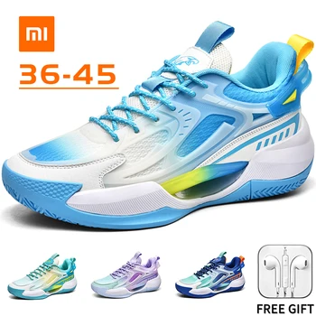 Xiaomi Youpin/ Весенне-осенняя сетчатая баскетбольная обувь, мужские кроссовки, повседневная обувь, большие размеры 36-45, бесплатная доставка, mужские kроссовки