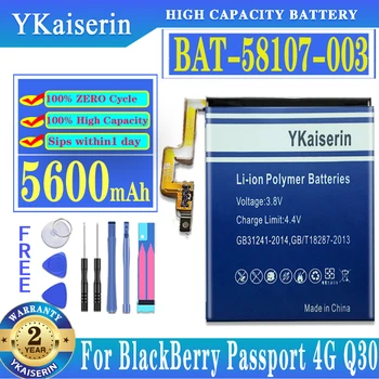 YKaiserin 5600 мАч BAT-58107-003 Аккумулятор Для Blackberry Q30 Passport 4G SQW100-1 SQW100-3 Аккумулятор для мобильного телефона + Бесплатные Инструменты