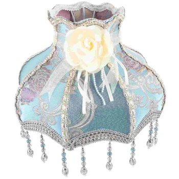 Абажур во французском стиле, романтическое украшение абажура для настольной лампы и торшера