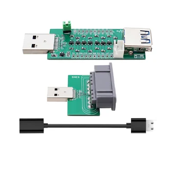 Адаптер USB 3.0 SNAC + SNES для игрового контроллера Mister Conveter для платы DE10Nano MiSTer FPGA Mister IO
