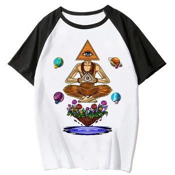 Волшебные грибы Инопланетная Психоделическая футболка женские дизайнерские футболки для девочек японская забавная одежда y2k