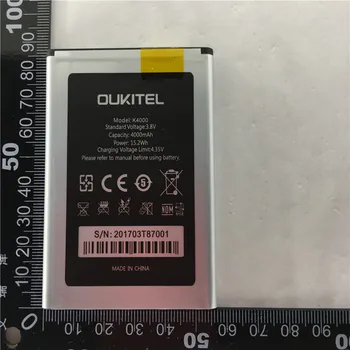 Дата выпуска аккумулятора OUKITEL K4000 в 2023 году, длительное время ожидания 2000 мАч, высокая емкость аккумулятора OUKITEL K4000