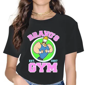 Женская одежда Bravo's Gym с графическим рисунком, футболка с аниме 