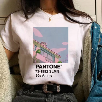 Женские футболки в стиле эмо, забавный аниме, топ для девочек, японская одежда