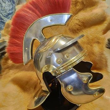 Живой носимый Шлем Римского Центуриона Gaul Type G Шлем optio Римские шлемы косплей маска