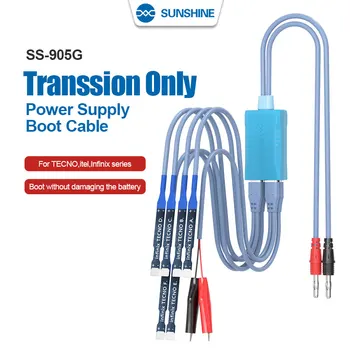 Загрузочный кабель Источника питания SUNSHINE SS-905G Для Комплекта кабелей TECNO Itel Серии Infinix Intelligent Anti-burn Transsion Power-on FPC