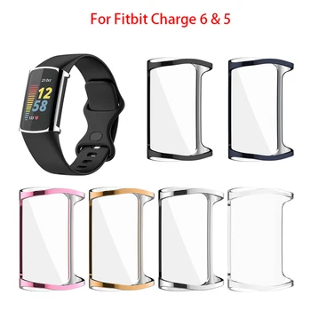 Защитный чехол для часов Fitbit Charge 5/6 Ultra Slim Soft TPU Watch Защитный Чехол для Аксессуаров Fitbit Charge5 Charge5