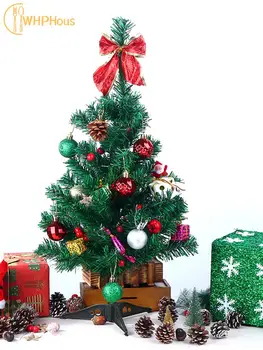 Искусственная сосна высотой 24 дюйма/60 см для рождественской вечеринки, Рождественский декор для детской комнаты, Подарок на Новый Год