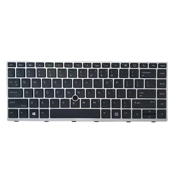 Клавиатура для ноутбука с американской Раскладкой И подсветкой - L14377-001 Для HP Elitebook 840 G5