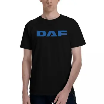 Модная футболка DAF из хлопка с принтом, мужская футболка, мужские топы, забавная футболка с коротким рукавом