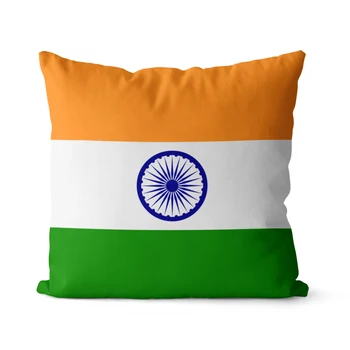Наволочка для домашнего декора WUZIDREAM с флагом Индии, наволочка для украшения наволочки, декоративная наволочка для наволочки