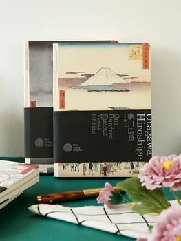 Наша история начинается с блокнота серии Ukiyo-e Landscape Формата А5, студенческого блокнота, пустой сетки, Креативной цветной обложки, дневника 1ШТ