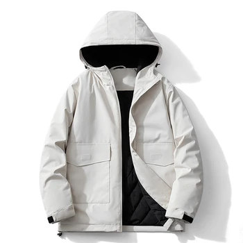 Новая мужская осенне-зимняя походная куртка Softshell, флисовая водонепроницаемая Ветрозащитная верхняя одежда, ветровка для кемпинга, хлопковая куртка с подкладкой