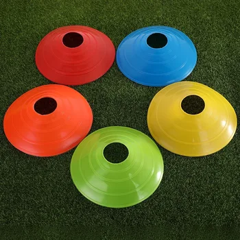 Новый футбольный тренировочный диск из 10 предметов, набор конусов для Аджилити, реквизит для игры в футбол, спортивные тренировочные конусы с пластиковым держателем