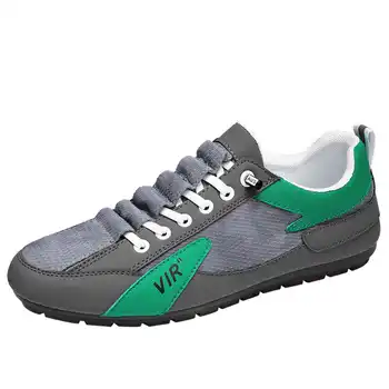 номер 40 водно-зеленый улица Тенис Вулканизация бежевая мужская обувь Удобные кроссовки спортивная обувь низкая стоимость от 4 до 12 лет