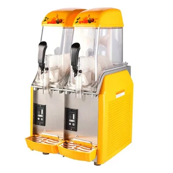 Одинарная коммерческая соковыжималка для замороженной слякоти с тремя баками, машина для приготовления слякотных фруктов, Машина для таяния снега