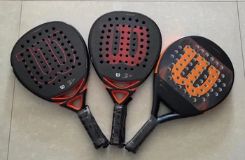 Профессиональная ракетка для падел-тенниса Soft Face из углеродного волокна Soft EVA Face Спортивная ракетка для паддл-тенниса с чехлом
