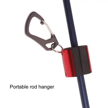 Рыболовный аксессуар Мини-держатель для удочки Широкое применение Прочная противоскользящая подставка для удочки для свободных рук