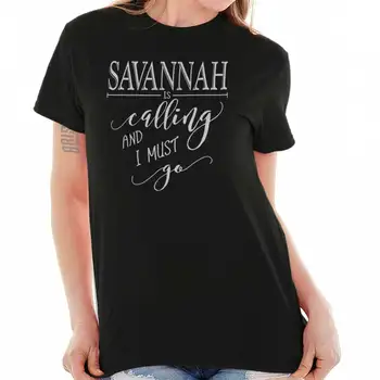 Саванна, Джорджия, зовет меня домой, городская футболка штата