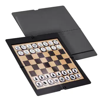 Складной шахматный набор для мини-турниров, портативный карманный кошелек для игры в шахматы