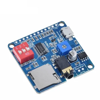 смазка для Arduino 5 Вт Модуль усилителя воспроизведения голоса MP3 Музыкальный плеер SD/ TF Карта Встроенный триггер ввода-вывода UART Класса D