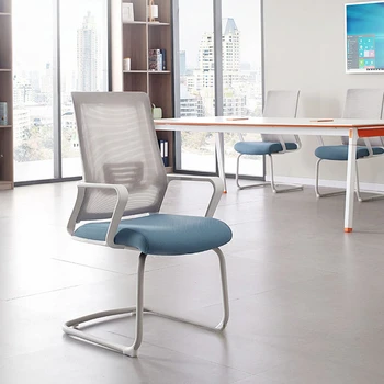 Современные минималистичные конференц-кресла для работы, специальное офисное кресло для компании, легкое роскошное кресло для конференц-зала со шкивной спинкой