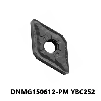 Токарные пластины DNMG 150612 PM YBC252 для обработки стали с Покрытием CVD Высокой прочности и износостойкости Токарный станок Для Резки металла
