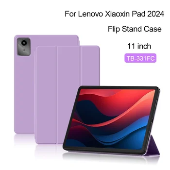Умный чехол Для Lenovo Tab M11 Case 11 дюймов 2024 TPU Soft Shell Защитный Рукав Для XiaoXin Pad 11 