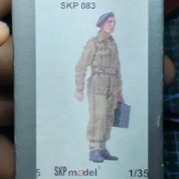 Фигурка из смолы 1/35 ГК, британский солдат, в разобранном виде и неокрашенный комплект