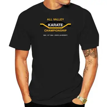Чемпионат All Valley по карате (вид в возрасте) Футболка Karate Kid футболка karate kid воск на воске снимается с ноги 1980-х фильм 1980-х